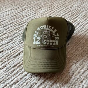 OTTO Olive Mesh Back Hat